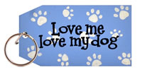 Order Love my Dog key ring